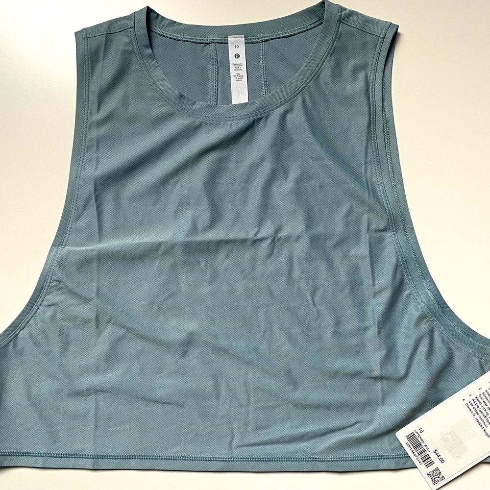 Lululemon Muscle Love Crop Tank  Tough Size 10